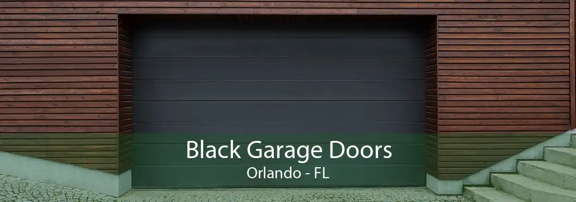 Black Garage Doors Orlando - FL