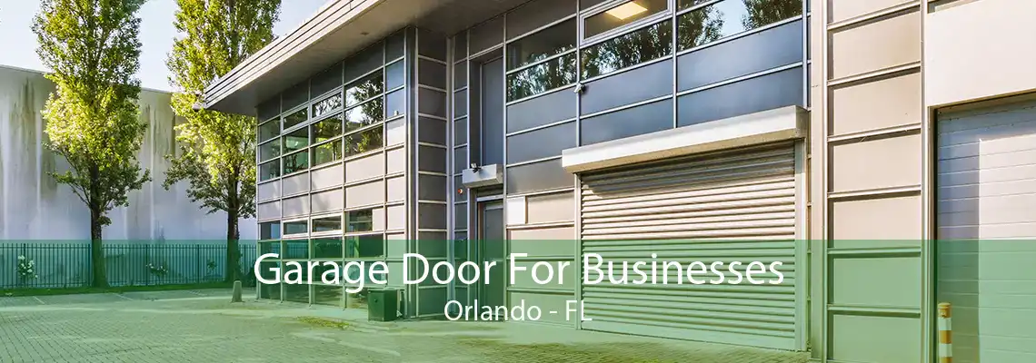 Garage Door For Businesses Orlando - FL