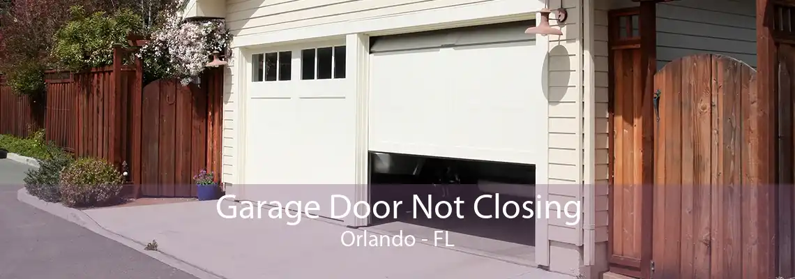 Garage Door Not Closing Orlando - FL