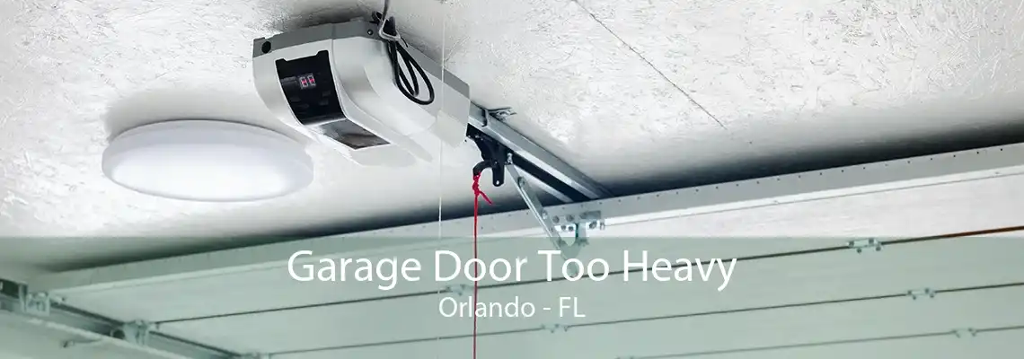 Garage Door Too Heavy Orlando - FL